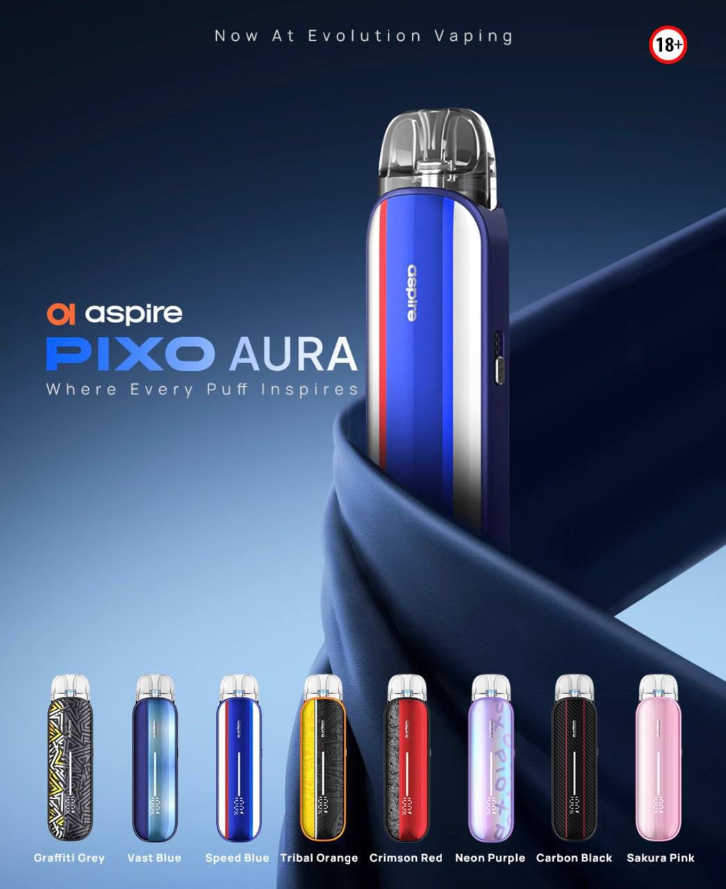aspire pixo aura